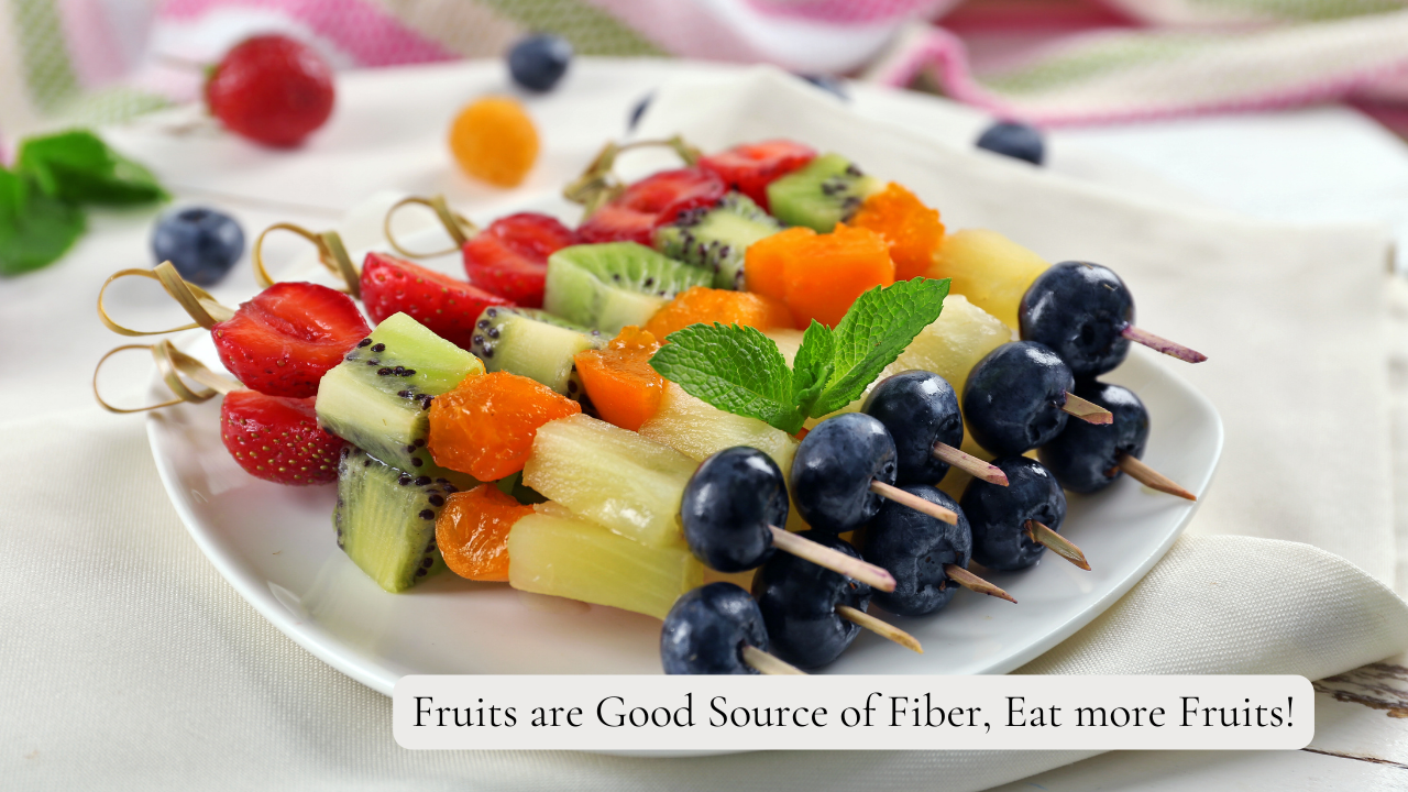 Low carb, high fiber foods